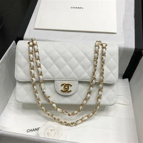 chanel white bag 2020.